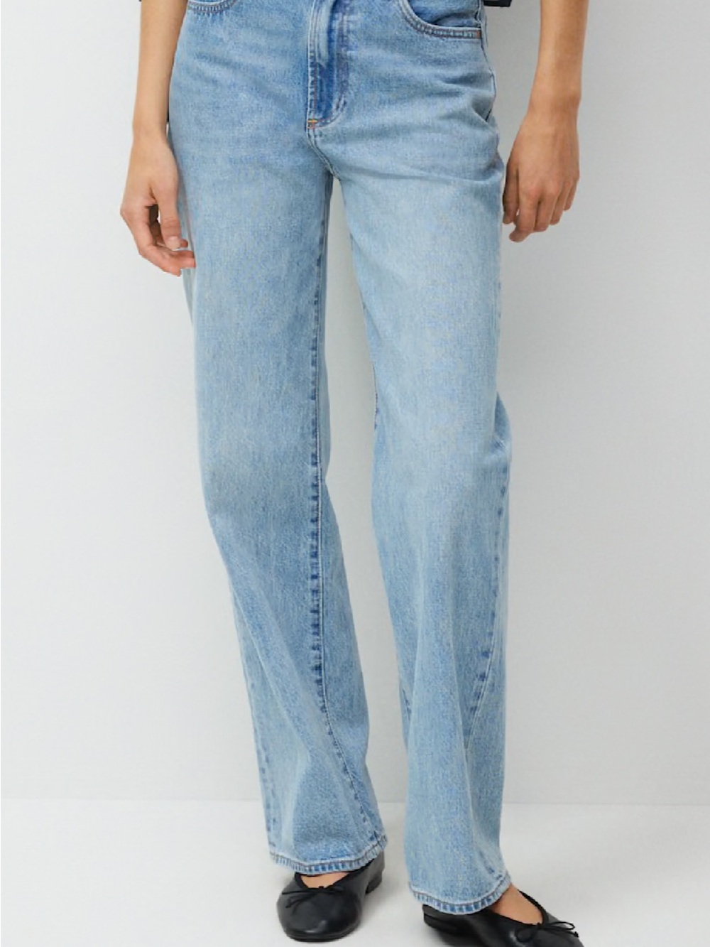 Denim Forum Farrah Wide Leg Jeans